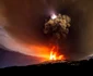 Vulcanul Etna a oferit un spectacol fascinant