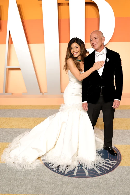 Lauren Sánchez și Jeff Bezos la petrecerea Oscarurilor  Vanity Fair, GettyImages (3) jpg