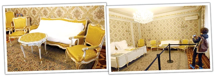 Canapeaua câinilor a fost  instalată chiar lângă  patul cuplului Ceauşescu