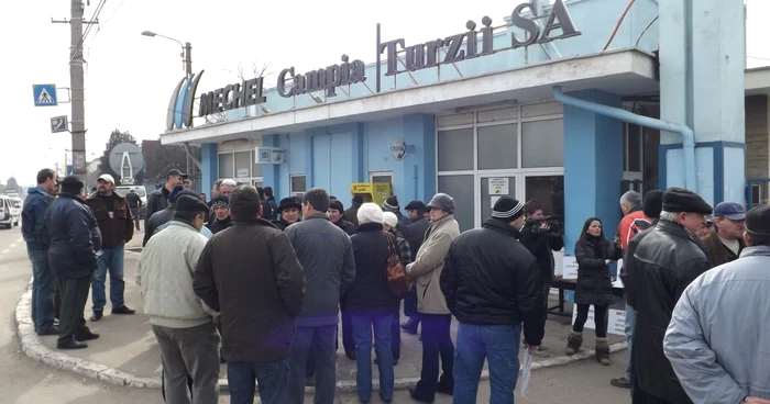 Protestele continuă la Mechel Câmpia Turzii FOTO: Adevărul