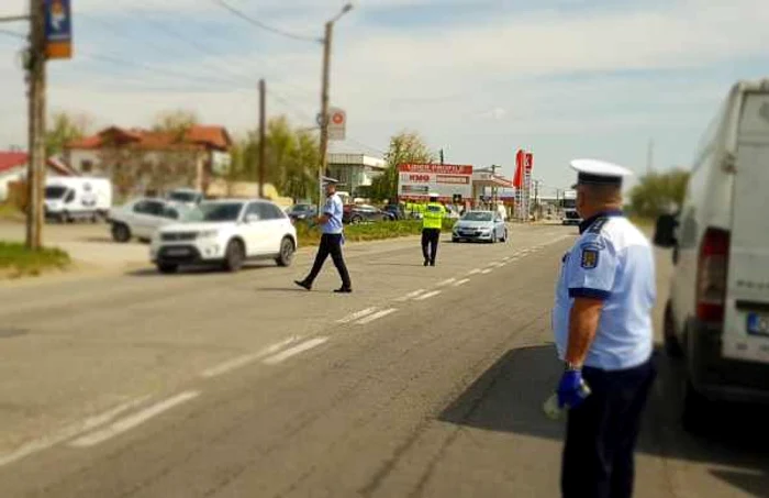 Control în trafic al Poliției Rutiere. FOTO Arhivă 