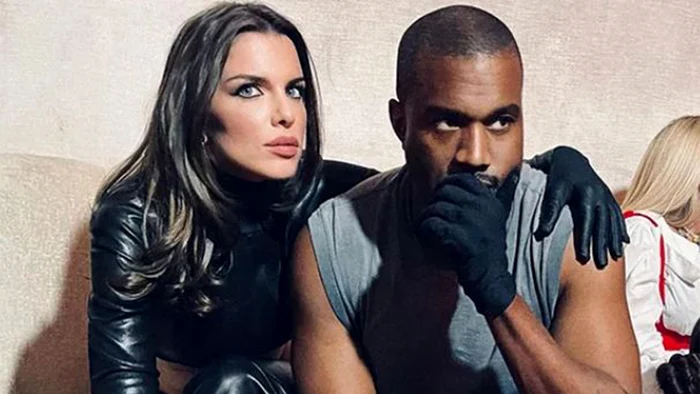 Julia s-a iubit cu Kanye West, în 2022. Fotografii: PROFIMEDIA/INSTAGRAM