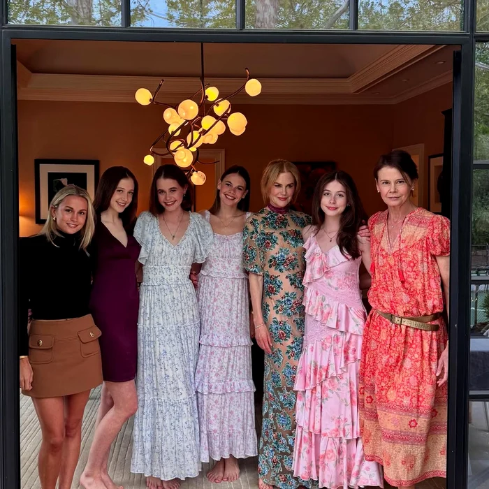 Nicole Kidman a făcut Paștele în familie (Foto: Instagram)