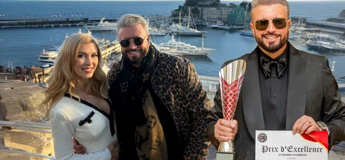 Cătălin Botezatu a făcut senzație la Monte Carlo! Celebrul designer a primit distincția de excelență pentru cel mai bun designer de haute couture