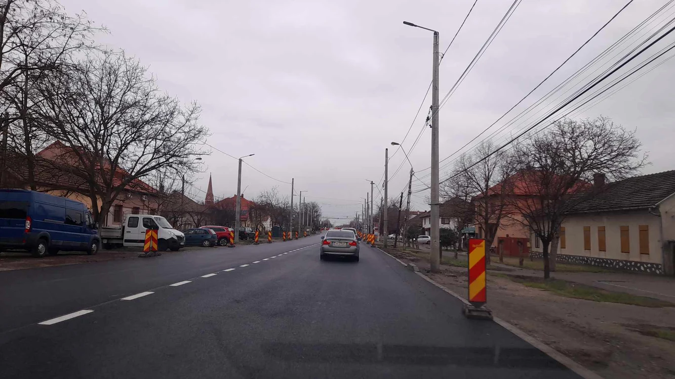 Drum modern între Timișoara și autostradă FOTO Ștefan Both