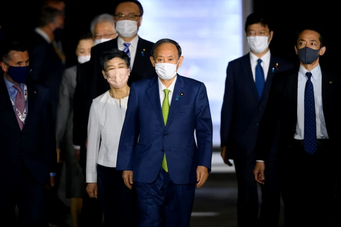 Premierul japonez Yoshihide Suga la summitul G7 FOTO: Profimedia