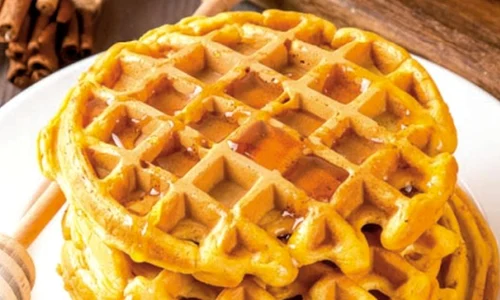 Waffles cu dovleac jpg