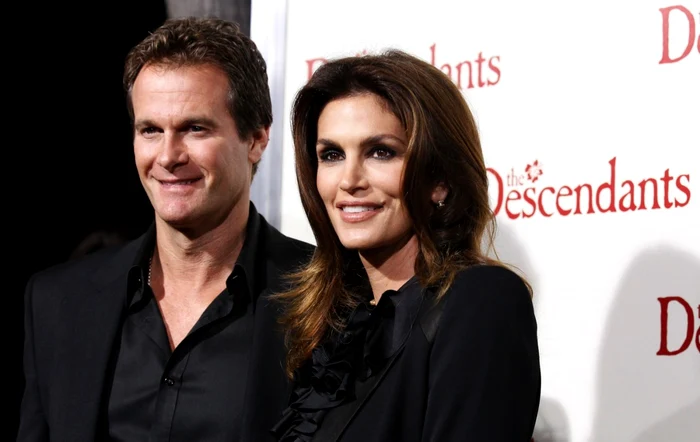 Cindy Crawford, alături de soţul ei, Rande Gerber FOTO Reuters