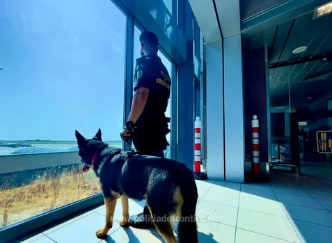 Captură țigări pe Aeroportul Henri  Coadă   Foto Poliția de Frontieră(5) jpg