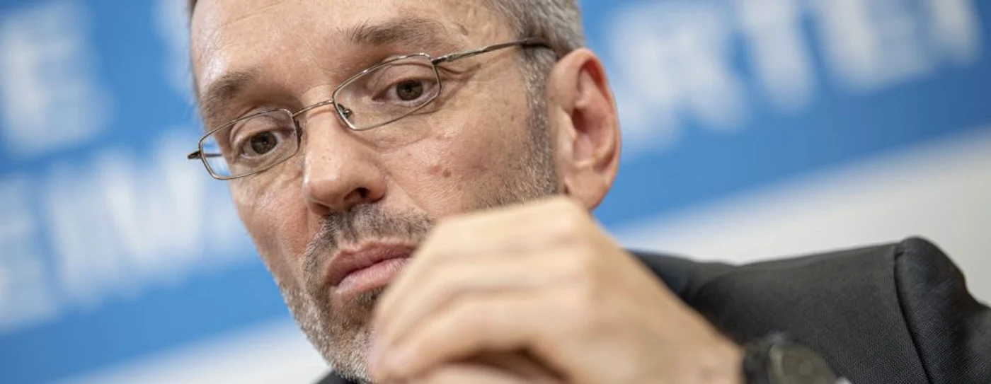 Herbert Kickl, liderul extremei drepte cere alegeri anticipate/ FOTO:EPA/EFE