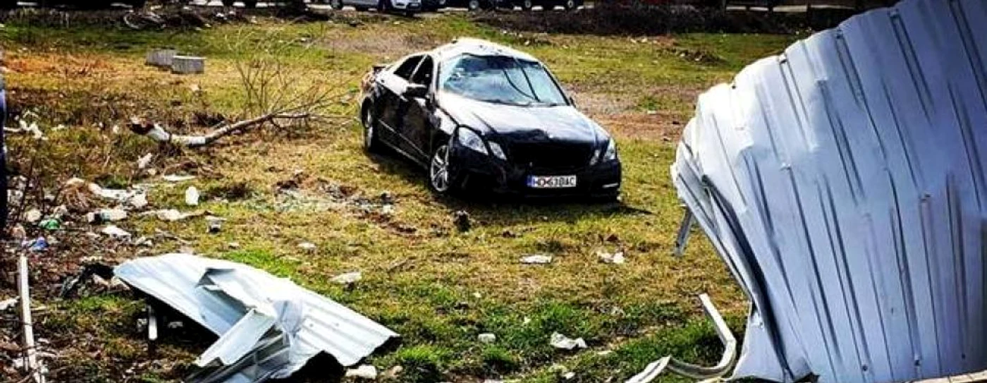 Accident pe Bulevardul Traian.