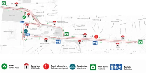 harta 10km foto Bucharest Marathon jpg
