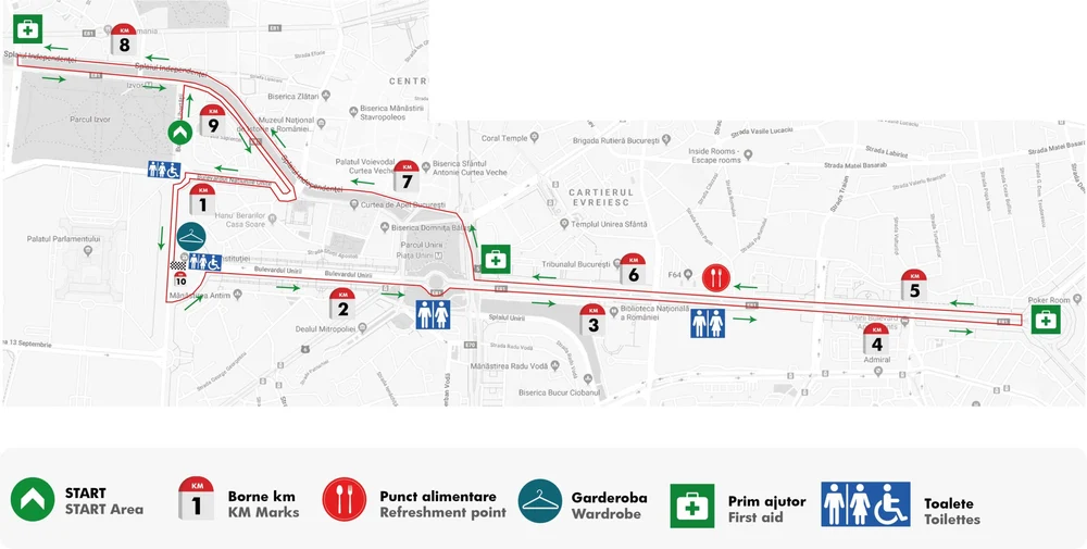 Maraton în București, weekendul acesta. Zonele în care sunt anunțate restricții de trafic