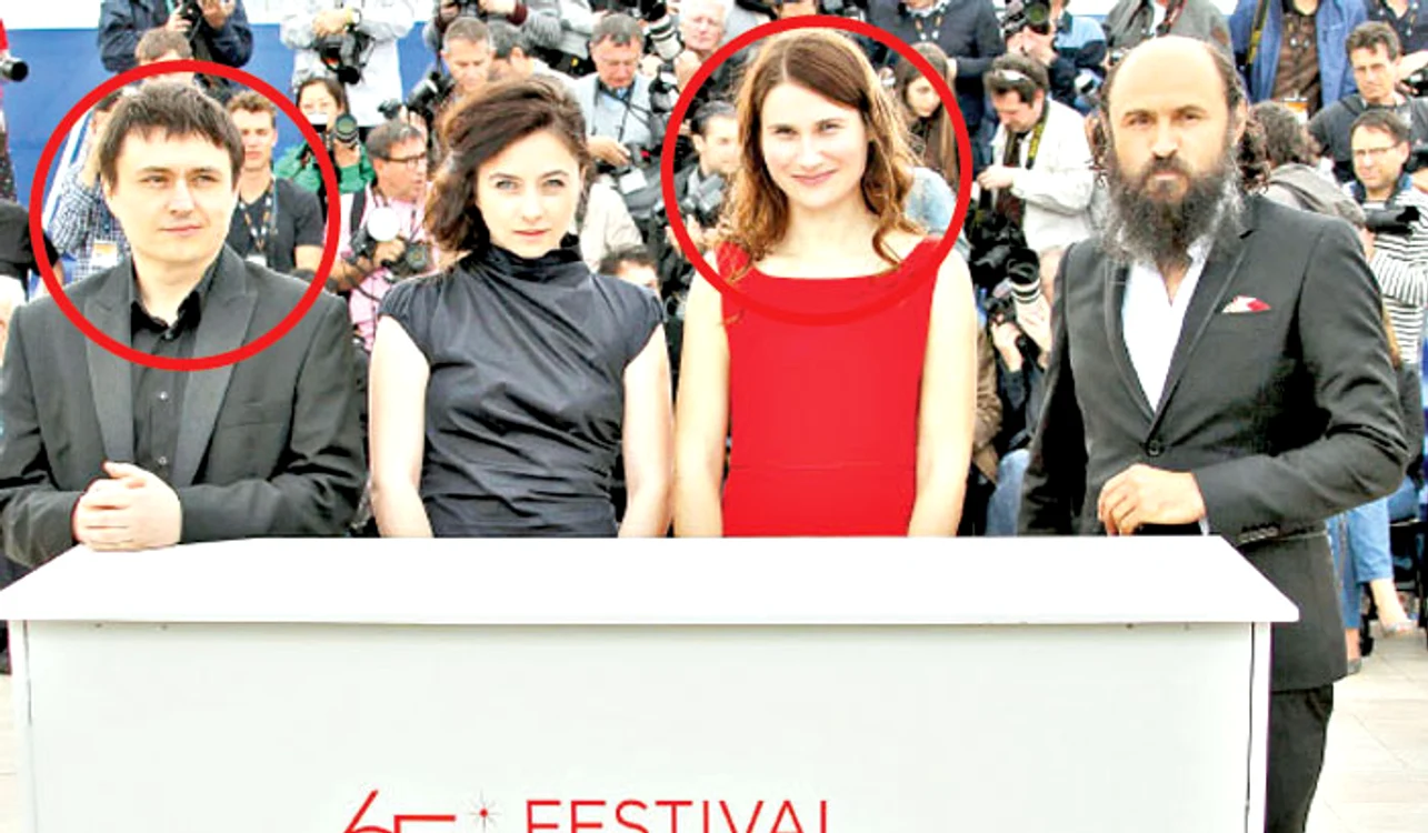 Cristi Mungiu şi Cristina Flutur  au primit şi ei trofee la Cannes
