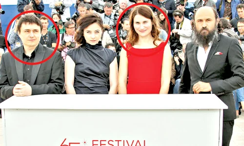 Cristi Mungiu şi Cristina Flutur  au primit şi ei trofee la Cannes jpeg