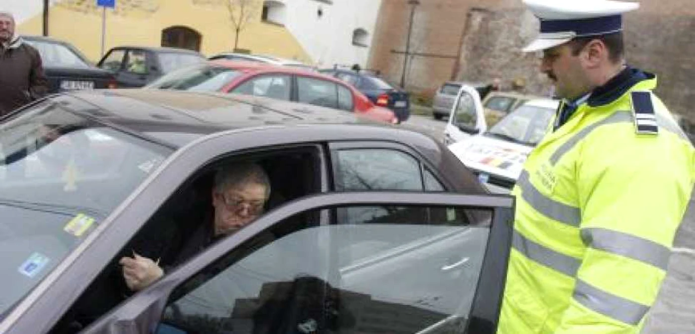 Acţiunea poliţiştilor a lăsat zeci de şoferi fără permis