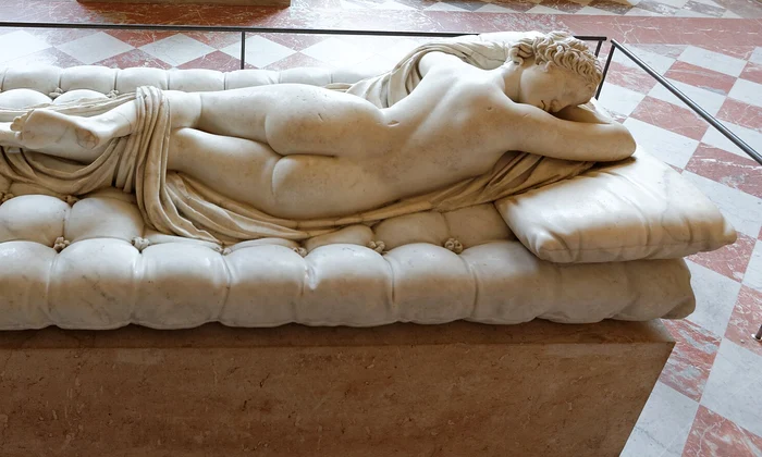 Louvre   Sleeping Hermaphroditus 01 jpg
