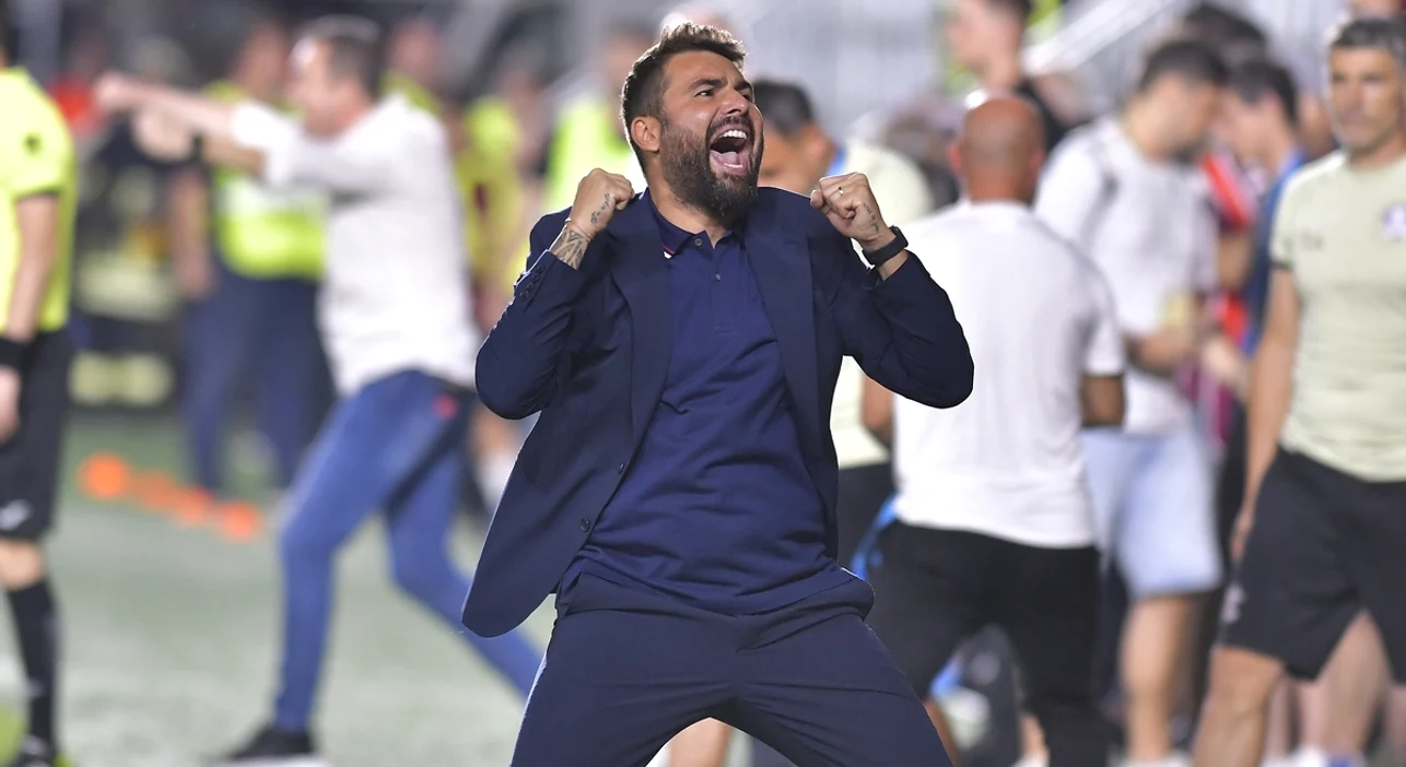 Adrian Mutu și-a umplut conturile după aventura de o jumătate de an la Baku. Foto Sportpictures 