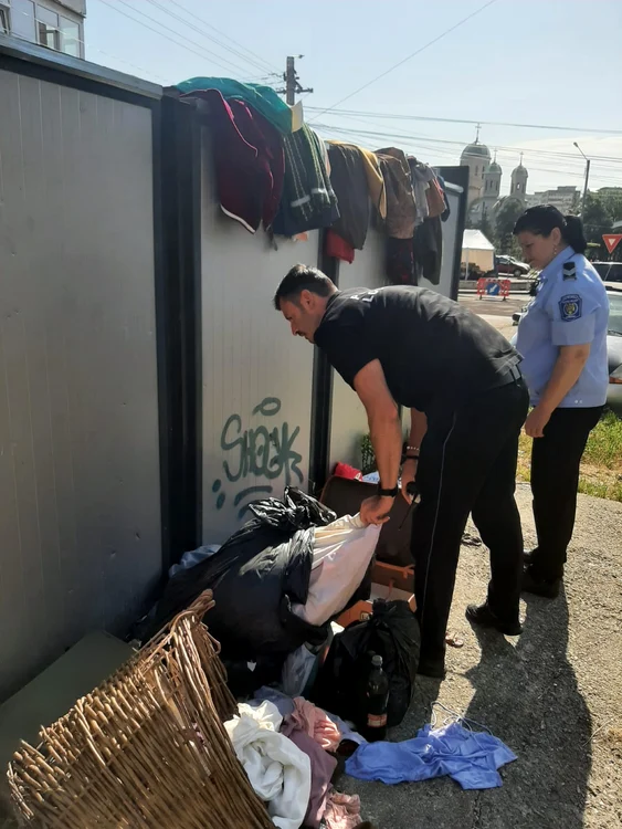 Deșeurile au fost ridicate și duse la un depozit special. FOTO Facebook Poliția Locală Piatra Neamț