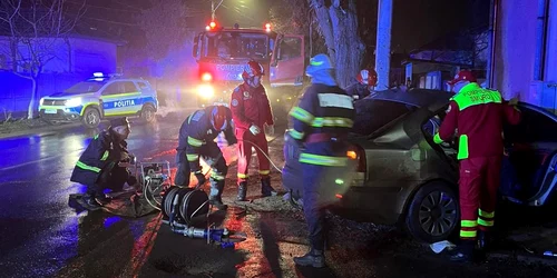 Accident cumplit în Olt, FOTO martor ocular 5 jpg