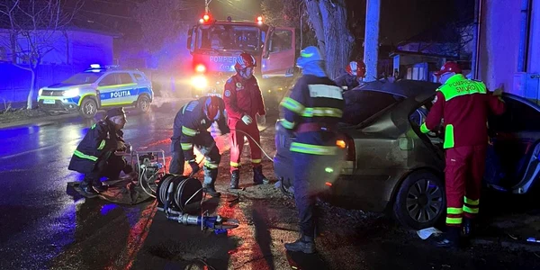 Accident cumplit în Olt, FOTO martor ocular 5 jpg