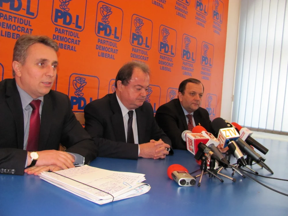 Vasile Blaga a fost la Zalău în 15 februarie FOTO Olimpia Man