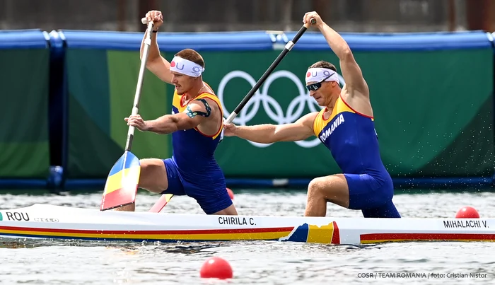 Chirilă și Victor Mihalachi au încheiat pe 5 cursa de la Olimpiada de la Tokyo. Foto Getty images