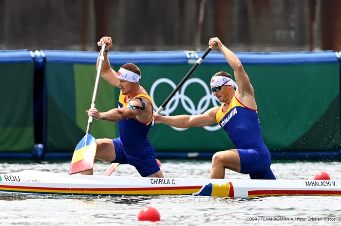 Cătălin Chirilă și Victor Mihalachi au intrat în Top 10 la JO Tokyo 2020Foto: COSR / Team România / Cristi Nistor