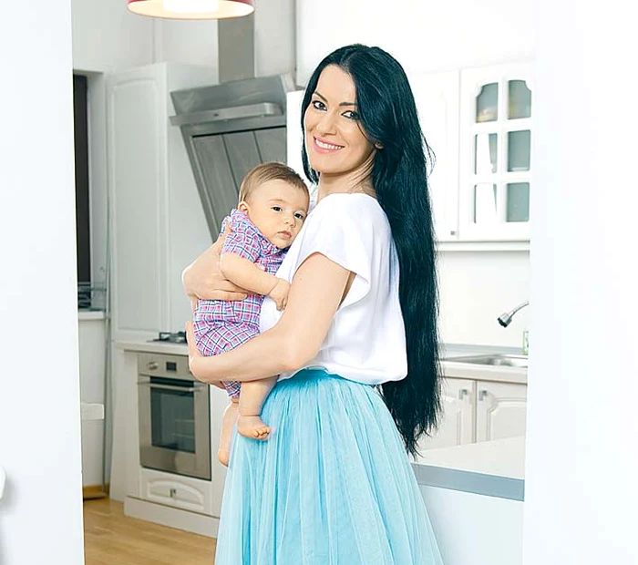 Silvia are un băiețel de patru luni