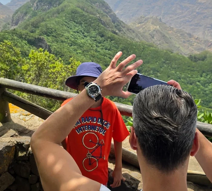 Mircea Badea alături de fiul său, Vlad / FOTO: Instagram