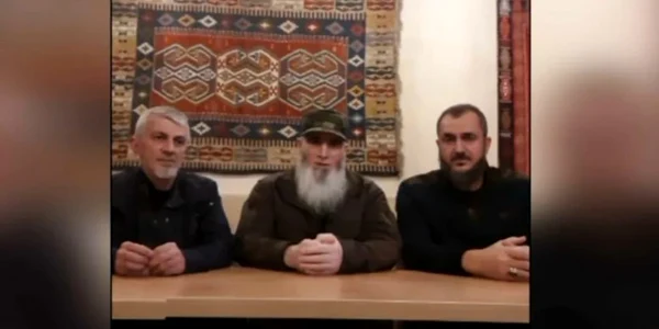 Combatanti ceceni care lupta alaturi de armata ucraineana Captura BFMTV