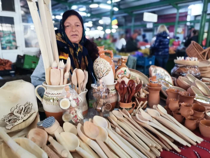 Gheorghița Barbu, meșter artizan FOTO: A. Mitran