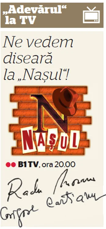 „Adevărul“   la  TV