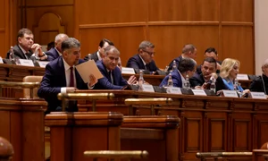 Ședința plenului reunit al Parlamentului României, în care Camera Deputaților și Senatul României votează pentru învestirea guvernului Marcel Ciolacu, în București. FOTO Inquam Photos / Octav Ganea