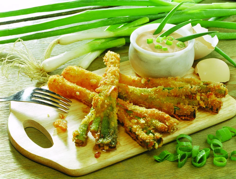 Ceapă verde pane