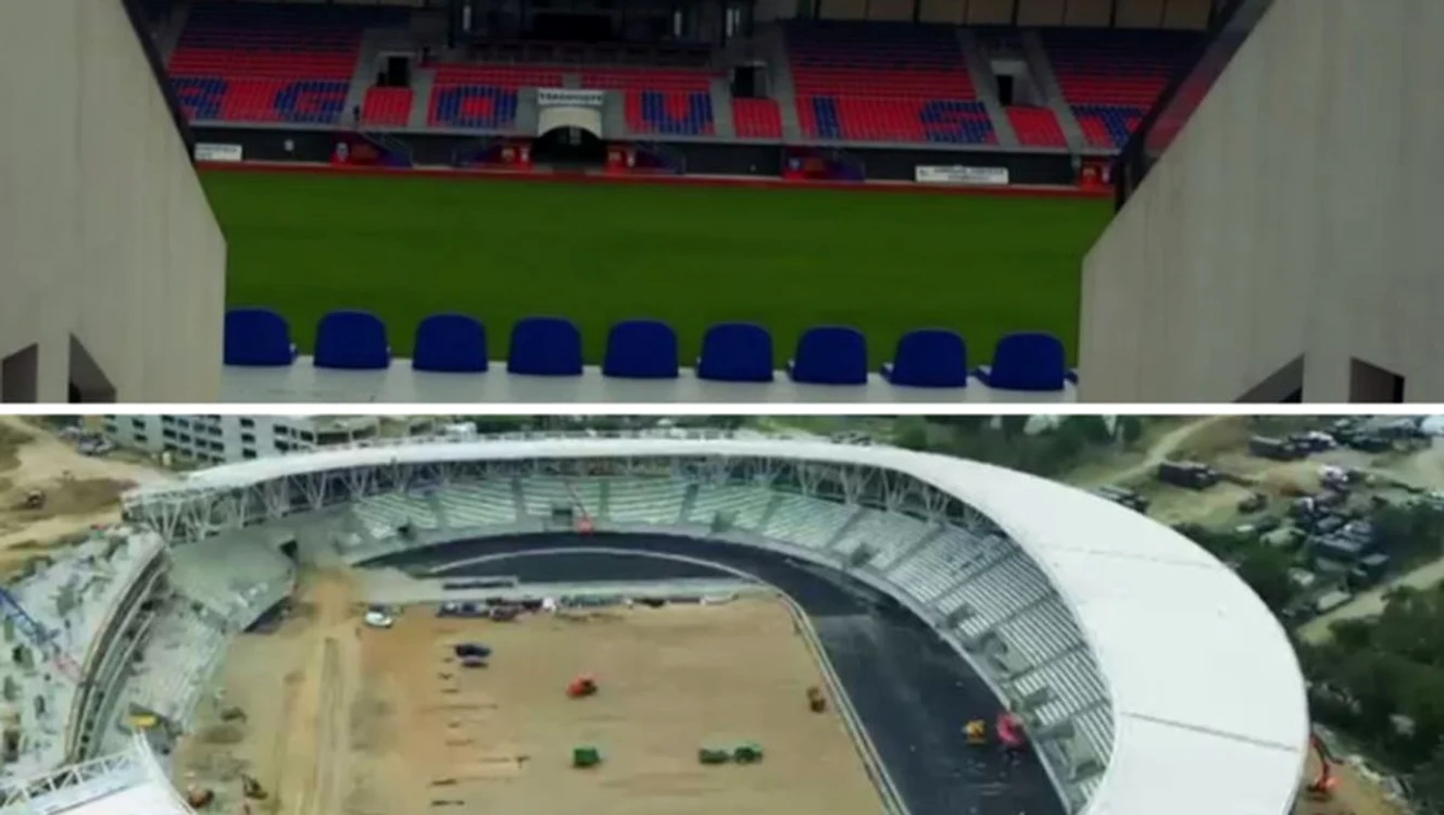 Unul dintre stadioane / foto: captura Digi 24