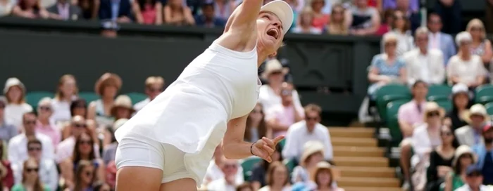 Serena Williams  Simona Halep în finală la Wimbledon 2019 FOTO EPA-EFE / Nic Bothma
