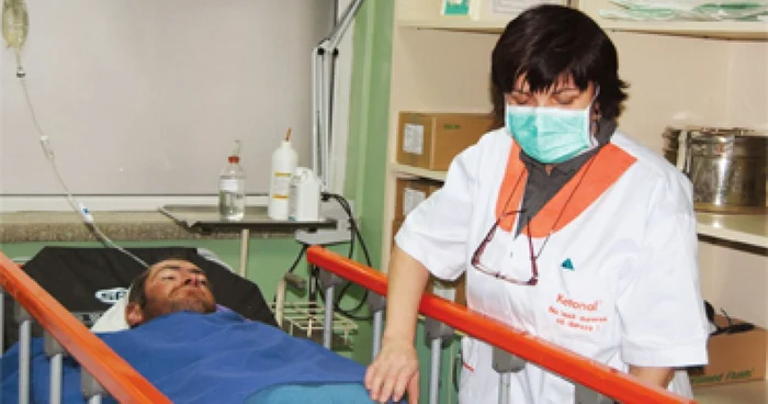 La Spitalul Judeţean Slatina s-au luat măsuri speciale de protecţie. foto: Mihaela Iancu