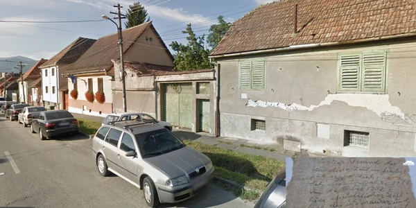 Casa din Cisnădie în care a locuit deținutul politic anticomunist Iuliu Marton a cărui scrisoare a fost descoperită în zidurile Cazinoului din Constanța Foto Daciana Stoica jpg