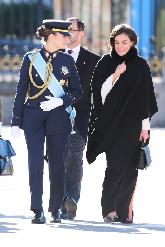 Regina Letizia și Prințesa Leonor. FOTO: Profimedia