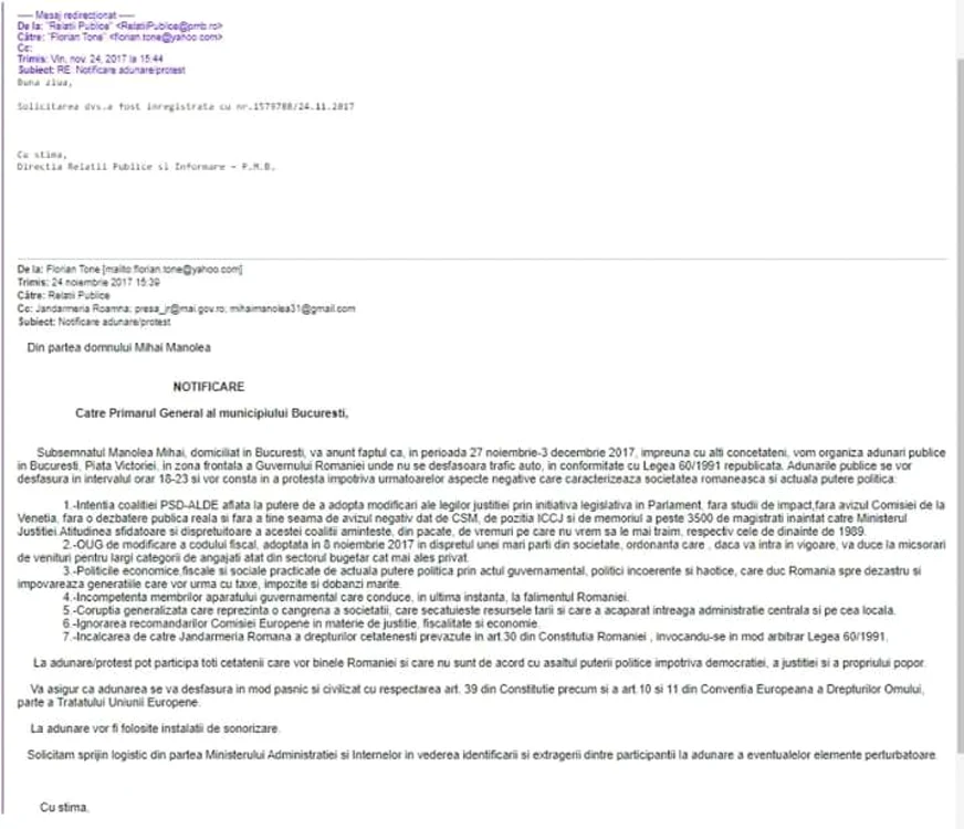 notificare coruptia ucide firea