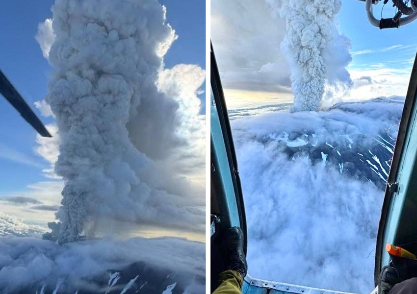 Continuă seria fenomenelor extreme în Rusia. Vulcanul Krașeninnikov a erupt pentru prima dată după 450 de ani