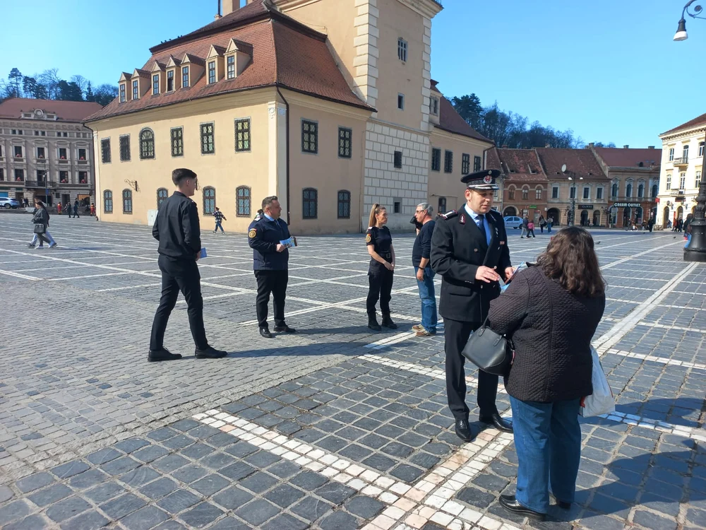 Acțiune preventivă a pompierilor brașoveni de 4 martie FOTO Ioan Buciumar