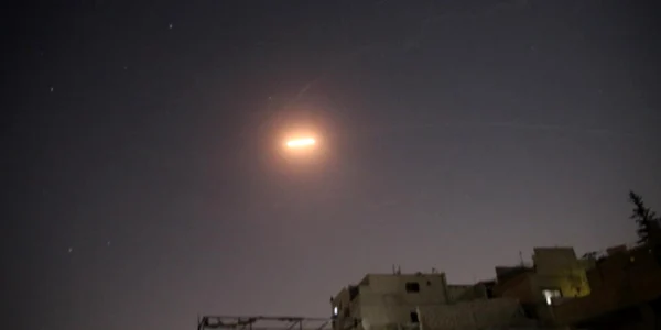 Sistemul sirian de aparare in alerta FOTO EPA-EFE