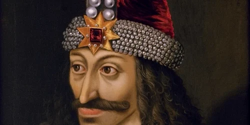 Vlad Țepeș - Pictură în ulei aflată Palatul Ambras, Austria, datată 1560. FOTO lifestyle.sapo.pt