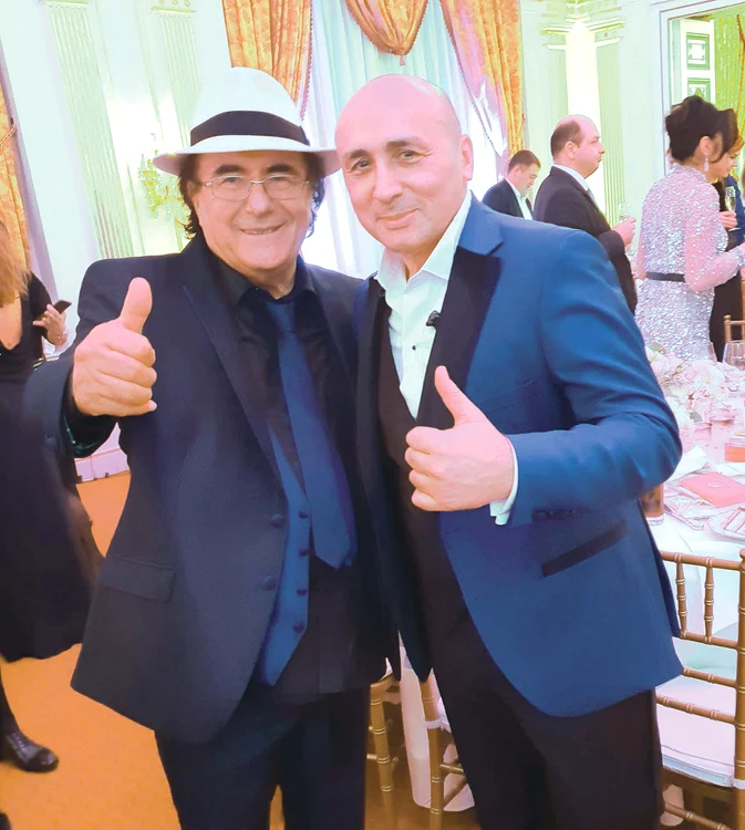 Al Bano și Marcel Pavel au cântat la petrecere