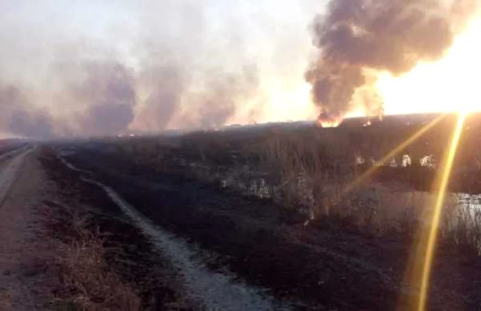 Fumul dens pune traficul în pericol FOTO Adevărul