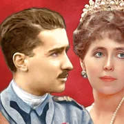 Barbu Ştirbey şi regina Maria Graficâ Florian Marina
