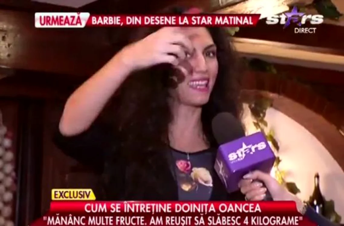 Deşi adoră dulciurile, Doiniţa nu a mâncat doar fructe şi a slăbit patru kilograme