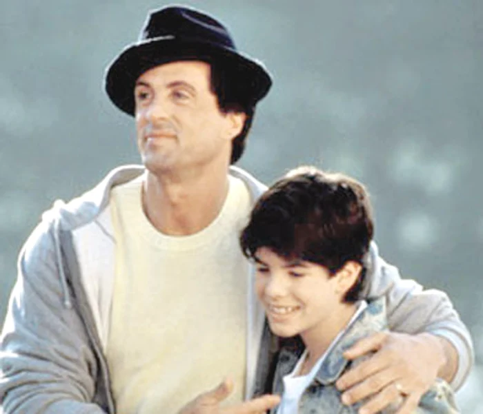 1990 în Rocky V, alături de tată